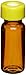 Wheaton W225152-0204 Borosilicate Glass 1.8mL Vial with 0.005 Red PTFE/0.035 Silicone Lined 9mm ABC Screw Cap, Amber/Blue (Case of 100)