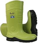 PU Bottes de travail des orteils d'acier pour les hommes et les femmes - CSA Bottes étanches antidérapantes en caoutchouc résistant à l'huile Bottes antistatiques pour la construction