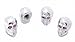 Produktbild Ventilkappen Set Skull Motorrad Auto Fahrrad Custom Bike Chrom Trike