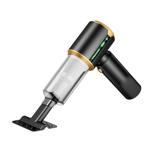 JIXINMIYUE Car Handheld Vacuum Cordless: Car Vacuum Cleaner with 16000Pa Ultra-Strong Suction, Brushless Motor & HEPA Filter - Lightweight Design for Drivers and Office Workers