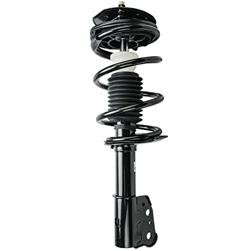 Image of Detroit Axle - Front Struts for Olds Alero Cutlass Chevy Malibu Classic Pontiac Grand Am, 2 Struts with Coil Spring Assembly Replacement Suspension Ready Strut Shocks