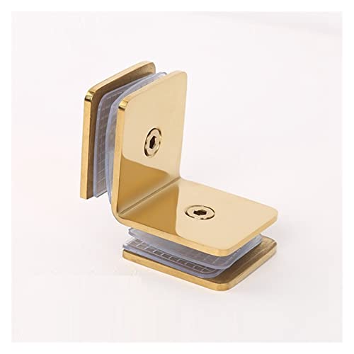 Xian Ronw Rong Store Thickening Type Stainless Steel Gold Shower Room Glass Door Handle Glass Door Hinge Glass Clamp Door Clip Bathroom Accessories (Color : 440Mm Handle) #TOP4