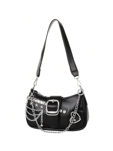Image of Verdusa Women's Y2k Purse Star Embroidery Cute Shoulder Bag Y2k Accessories
