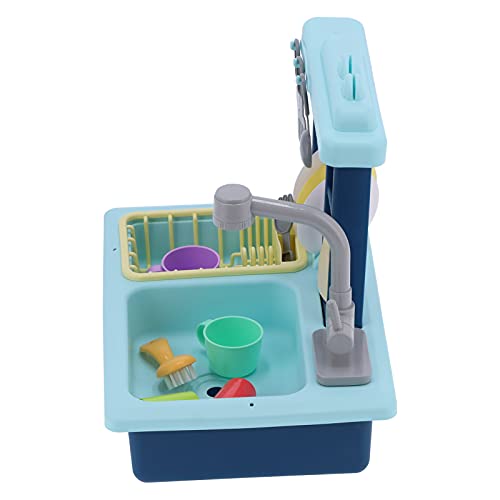 FEYV Elektrische Spülmaschine Spielzeug, Spielküche Küche Spüle Spülmaschine Spielzeug Kinderküche Spielzeug für Zuhause… – Bild 7