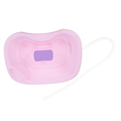 WOFASHPURET Portable Hair Washing Basin for Bedridden Design Durable Plastic Shampoo Tray for Elderly Pregnant Women Disabled Comfortable Neck Support for Hassle Hair Care