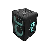 Klipsch New York Music City Party Speaker - Professional Grade Dual 8' woofers, Five Light Show Settings, 12 Hour Battery Life, Trolley Wheels, and mic Included!