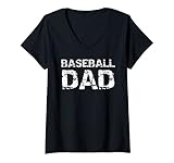 Photo Gallery donna baseball father s day gift from son vintage baseball dad maglietta con collo a v Photo Gallery donna baseball father s day gift from son vintage baseball dad maglietta con collo a v