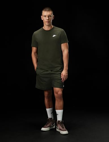 Nike Herren T-Shirt M NSW Club Tee, Sequoia/(White), S, AR4997