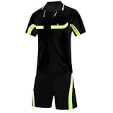 Photo Gallery alvivi completi sportivi tuta da ginastica uomo uniforme da arbitro abbigliamento da arbitro maglia arbitro colletto risvoltato pantaloncini con elastico per partita di calcio nero xl Photo Gallery alvivi completi sportivi tuta da ginastica uomo uniforme da arbitro abbigliamento da arbitro maglia arbitro colletto risvoltato pantaloncini con elastico per partita di calcio nero xl