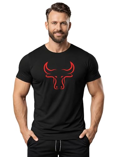 Image of 3Colours RGB Active Fit T-Shirt - Lightweight Polyester Sportswear-Bull