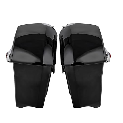 Alforjas rígidas STLPRO en negro brillante ABS + llaves para Victory Cross Country y Cross Roads (2010-2017) miniatura 6