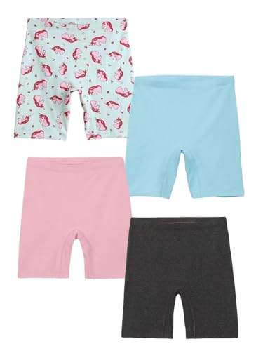 Image of mackly Girls Inner Shorts (Pack of 2) | 2-in-1 Seamless Panty Shorts with Gusset | Soft Breathable Base Layer for Dresses, Skirts