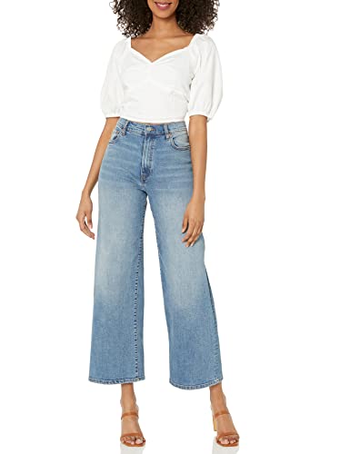 The Drop Women's Annie Sweetheart Neckline Puff-Sleeve Smocked Back Top - Image 4