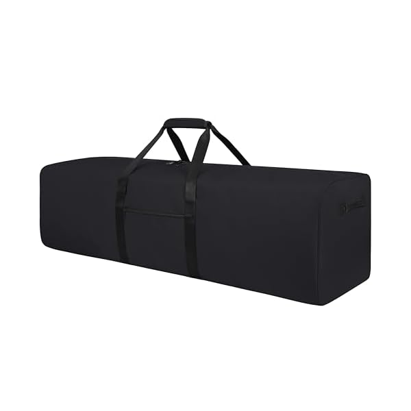 48-Inch-Travel-Duffle-Bag-Extra-Large-Sport-Equipment-Duffel-Bags-with-2-way-Lockable-Zippers-Black 48 Inch Travel Duffle Bag Extra Large Sport Equipment Duffel Bags with 2-way Lockable Zippers (Black)