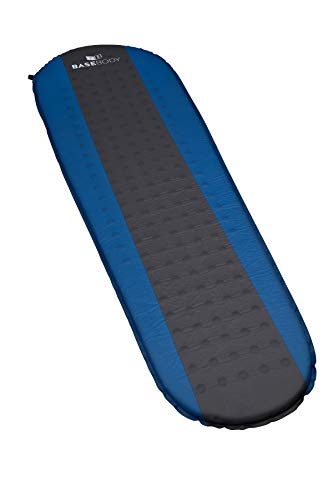 BaseBody - Colchón autoinflable para dormir, ligero, grueso, enrollable.