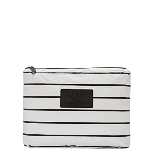 Image of ALOHA Collection Mid Pouch, Lightweight, Packable, & Splash-Proof Pouch for Travel, Makeup, Toiletries, Organization, Gym, Pool & Beach. Easy to Clean Material. (11 inch x 8.5 inch)