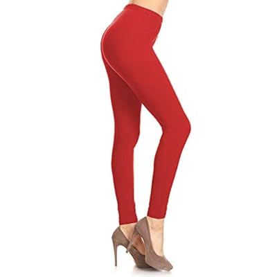 red jeggings plus size