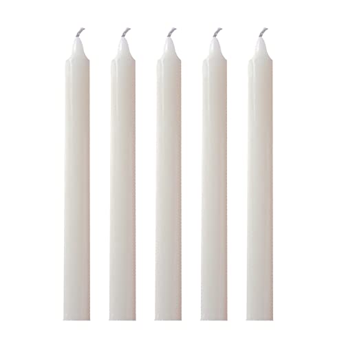 1ABOVE Pack of 5 | Household Candles | Unscented - 5 Hour Burn Time | Premium White Wax (1)