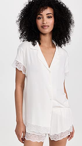 Eberjey Women's Malou Lace Shorts Pajama Set2