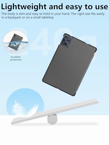 Étui magnétique TABWEE W90 en cuir synthétique durable