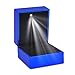 DIFCUL LED Ring Box, Beleuchtete Ringbox, Geschenkbox mit Licht Klein für Ring/Anhänger/Armband/Halskette Schmuck Vitrine (Blau) Heiratsantrag