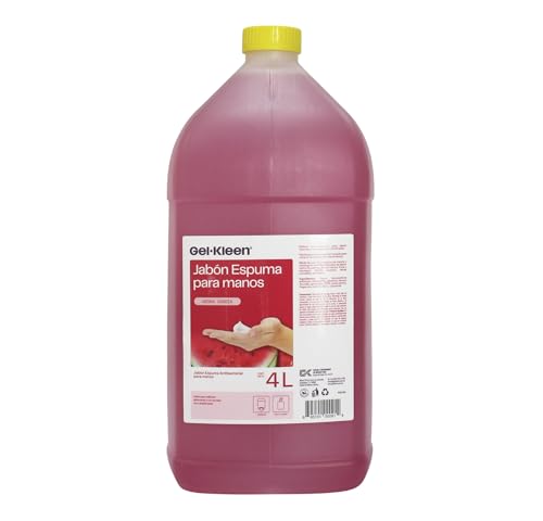 Vitamínicos, Gel Kleen. Jabón Espuma Antibacterial. 4 Litros. Sandia