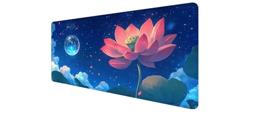 Tapis de souris XXL antidérapant grand format 700x300 mm imperméable pour PC