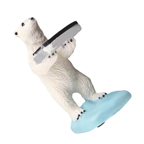 OEBUAFI Soporte para Relojes, Estante de Almacenamiento para Relojes, Figura de Astronauta de Resina Hecha a Mano, Soporte Multifuncional para Pulseras y Collares de Joyería para la (Oso)