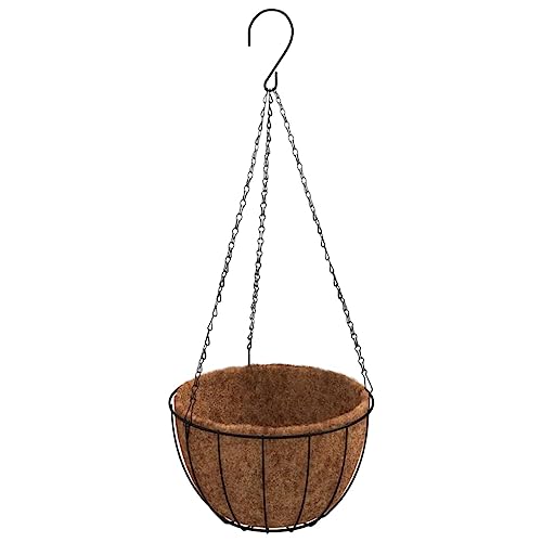 Pots de fleurs suspendus avec insert coco et drainage pour éviter le pourrissement - 4