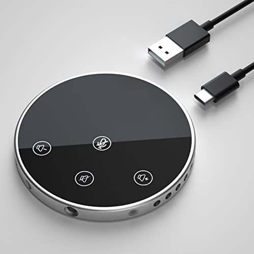 Microfono para reuniones de 360 grados USB Plug and Play con cancelacion y control de volumen 3