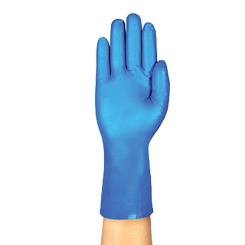 Ansell AlphaTec 79-700 Chemikalienschutz-Handschuhe, Mehrzweck-Arbeitshandschuhe, Chemisch Beständig, Lebensmittelkontakt, Aquadri Technology, Latexfrei, Größe L (12 Paar)