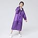 YMGSCC Fashion EVA Children Raincoat Thickened Waterproof Rain Coat Kids Clear Transparent Tour Waterproof Rainwear Suit(Blue)