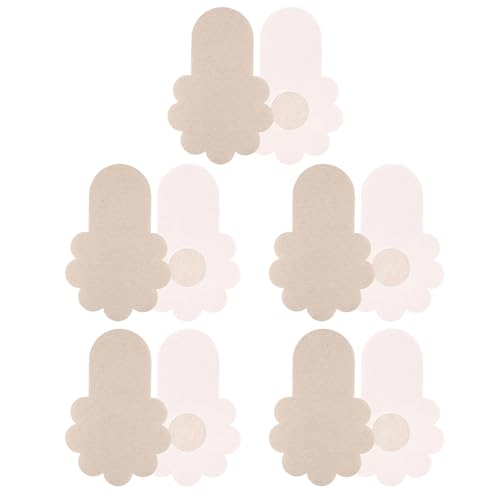 Genérico Cubrepezones - Invisible Anti Rozaduras - Protectores de Pezones para Mujeres,para Yoga Playa Piscina Fiesta Vestido de Noche Desplazamiento Gimnasio