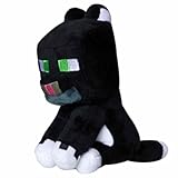 ZEKLZD Cat Plush,Game Plush Toys,7.3'/18.5cm Black Cat Stuffed Plush Doll Toys, Plush for Christmas New Year Birthday Gift (A)