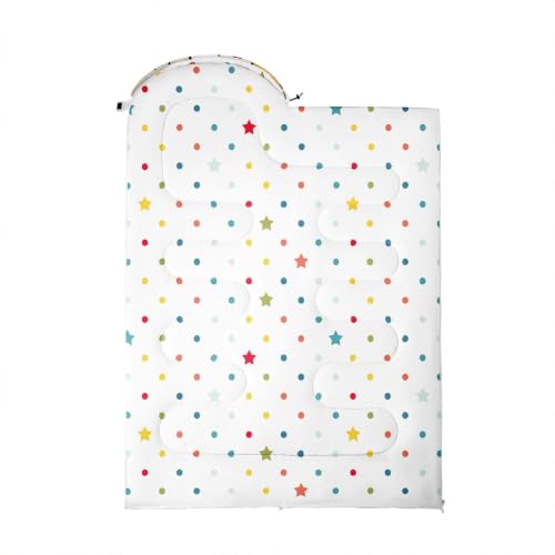 Bolsa de Dormir Feelyou Butterfly para Niños y Niñas, Flores Brillantes, Morado y Blanco, Ligera, Impermeable y Portátil para Camping y Actividades al Aire Libre miniatura 2