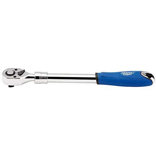 Draper 26800 1/2-Inch Square Drive 72 Tooth Extending Reversible Ratchet