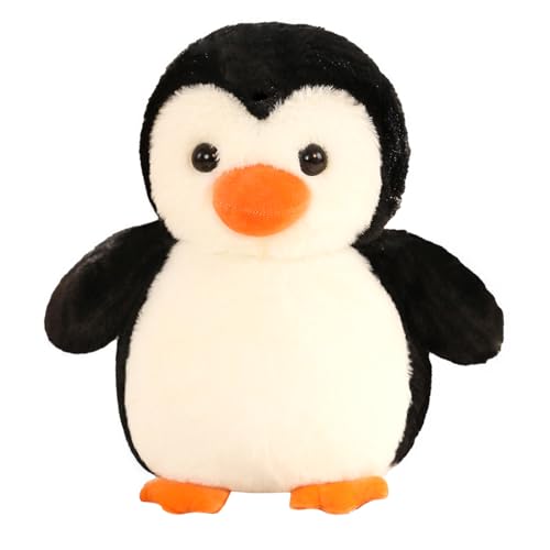 Aurasky Pingüino de Peluche Negro 23cm, Muñeco Plush Decorativo   Regalos de Muñecas para Niños y Adultos
