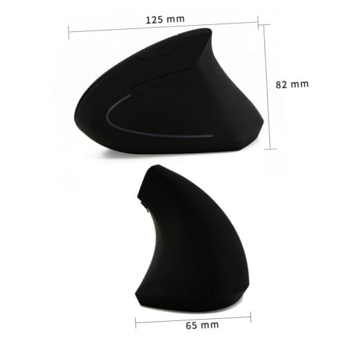 Ratón inalámbrico ergonómico vertical de 2.4 GHz, 6 botones y dpi ajustable 3