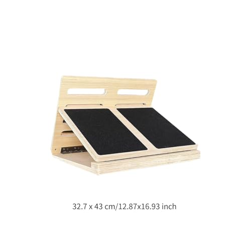 Incline Board, Calf Stretcher, Balance Board de madera miniatura 3