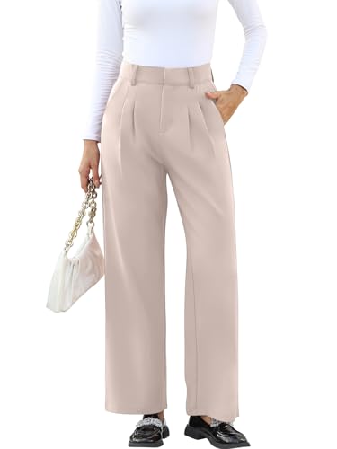 Image of NIMIN High Waisted Work Pants for Women Business Casual Outfits 2026 Office Dress Pants Trousers with Pockets