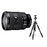 Sony FE 24-105mm f/4 G OSS Lens for Sony E, Bundle with Takama 3-Section Aluminum Video Tripod with Fluid Head