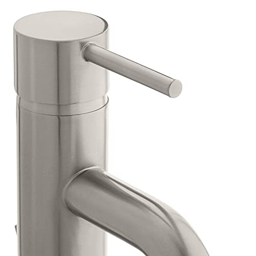Glacier Bay 67732W-6001 Modern 4 in. Centerset 1-Handle Low-Arc Bathroom Faucet Chrome