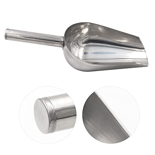 Nomal Ice Scoop, 2 Pack 12 Oz Ice Scooper Stainless Steel Ice Scooper For Ice Maker thumb #3