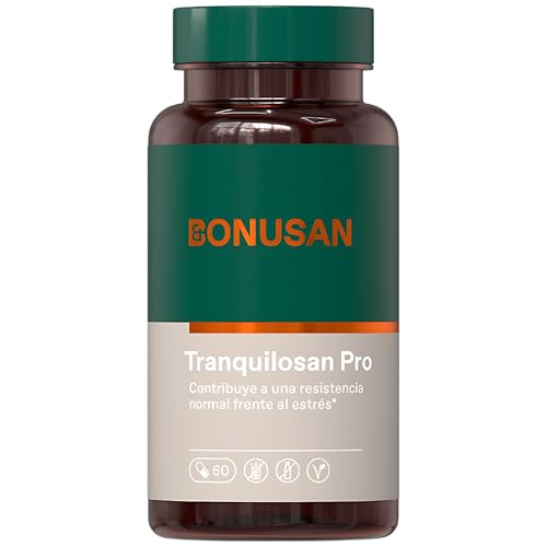 Bonusan Tranquilosan Pro 60 Cápsulas - Con Ashwagandha, Schisandra, Magnesio y Complejo de Vitamina B Activa - Suplemento para Estrés, Ansiedad y Fatiga Mental - Relajación sin Somnolencia