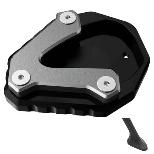 ベネリの場合 TRK702X TRK 702 X 2022-2024 TRK502X TRK 502 X 2017-2025 TRK552X 2024 アクセサリー キックスタンドパッド フットサイドスタンドプレート(Gray 2)