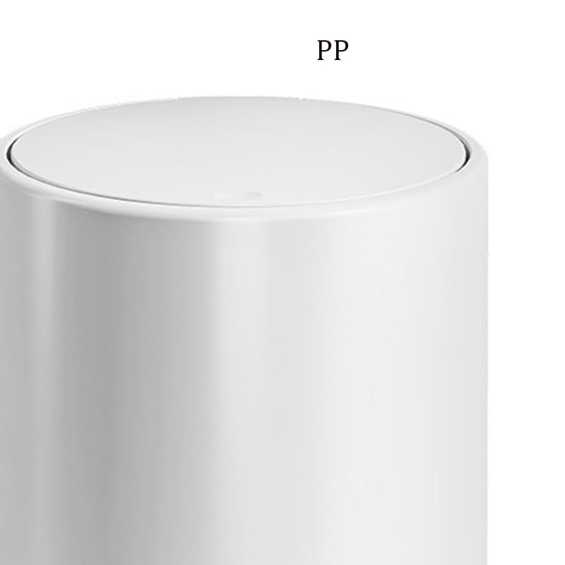 Household Living Room Bathroom Kitchen Press with Lid Trash Can PP Material