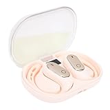 VELATEMOR Auriculares de Orejas Abiertas, Auriculares Inalámbricos de Gancho de Oído Bluetooth (Beige)