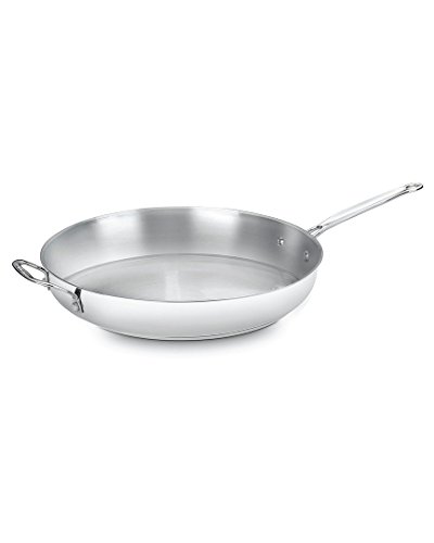 Cuisinart 722-36H Chef's Classic Stainless 14-Inch Open Skillet with Helper Handle