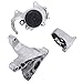 Slakerbe 3PCS Engine Mount Automotive Engine Motor Mount Compatible with Nissan Rogue 1.5L 2021 2022 2023 2024 Replace 112206RC1A 112106RC0A 113606RC0B, Transmission Mount Kit