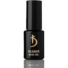kodi professional Rubber Base Coat Gel Clear Color LED/UV Nail Soak Off Original Clear, 12ml. 0.41 fl oz
